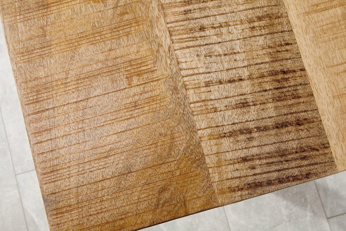 Lisbonne -Table à manger en manguier massif 160 cm - pieds mikado - Sarrva