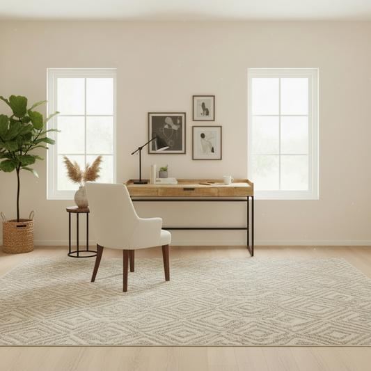 Barcelone - Bureau en manguier massif 125 cm - Sarrva