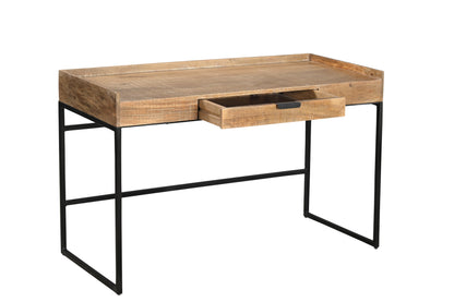 Barcelone - Bureau en manguier massif 125 cm - Sarrva