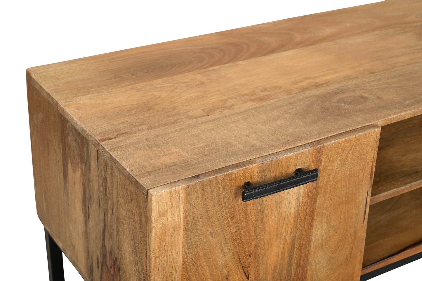 Cologne - Meuble TV en acacia massif 140 cm - Sarrva