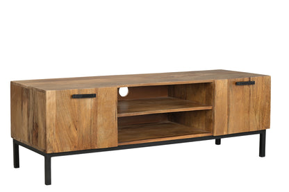 Cologne - Meuble TV en acacia massif 140 cm - Sarrva