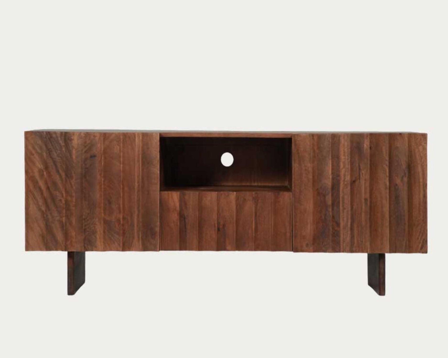 Genève - Meuble TV en manguier massif 150 cm - Sarrva