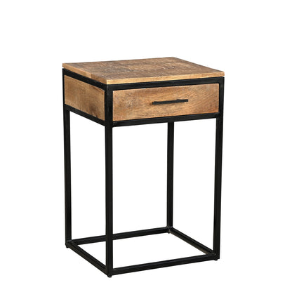 Copenhague - Table d'Appoint Chevet en manguier massif 45 cm - Sarrva