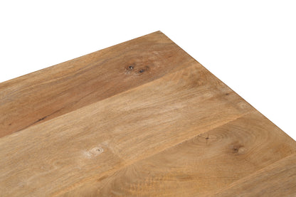 Bruxelles - Table basse en manguier massif 80 cm - Sarrva