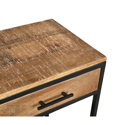 Copenhague - Table d'Appoint Chevet en manguier massif 45 cm - Sarrva