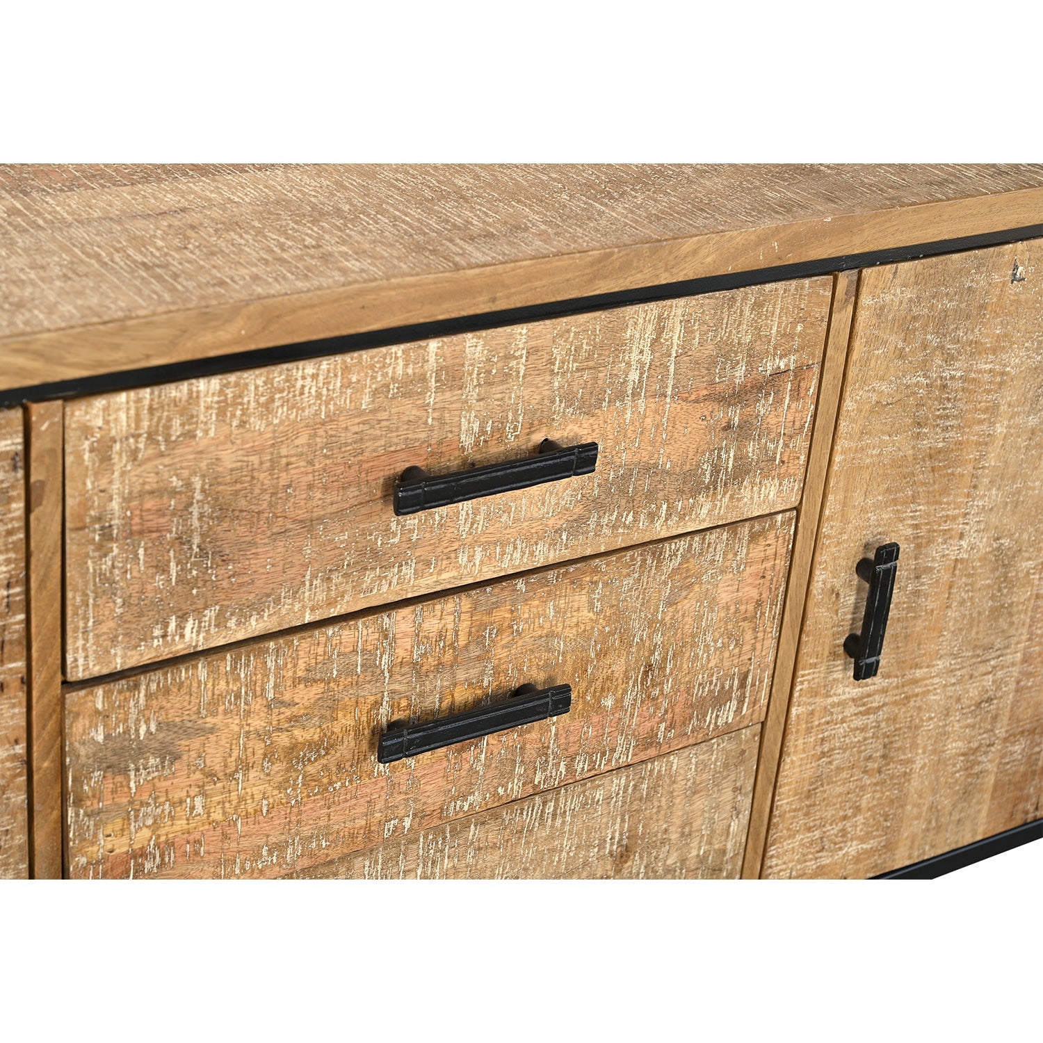 Copenhague - Buffet en manguier massif 160 cm - Sarrva