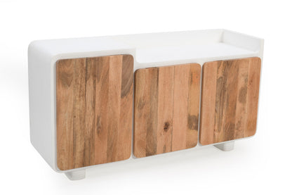 Malaga - Buffet en manguier massif et MDF 160 cm - Sarrva
