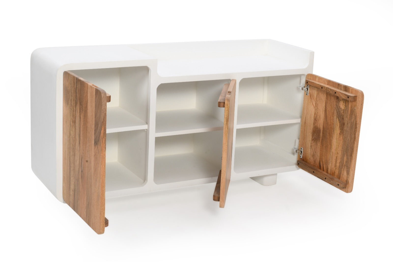 Malaga - Buffet en manguier massif et MDF 160 cm - Sarrva