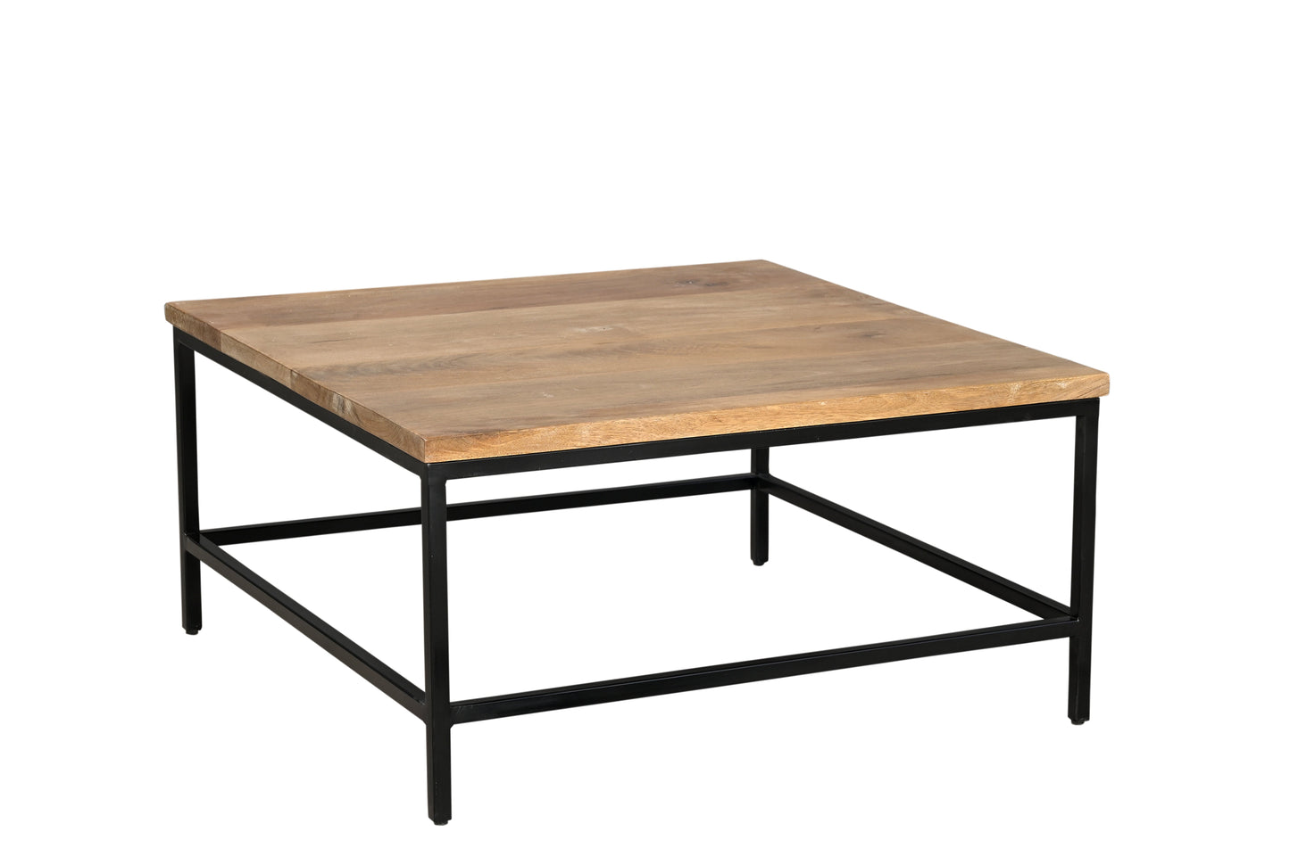 Bruxelles - Table basse en manguier massif 80 cm - Sarrva