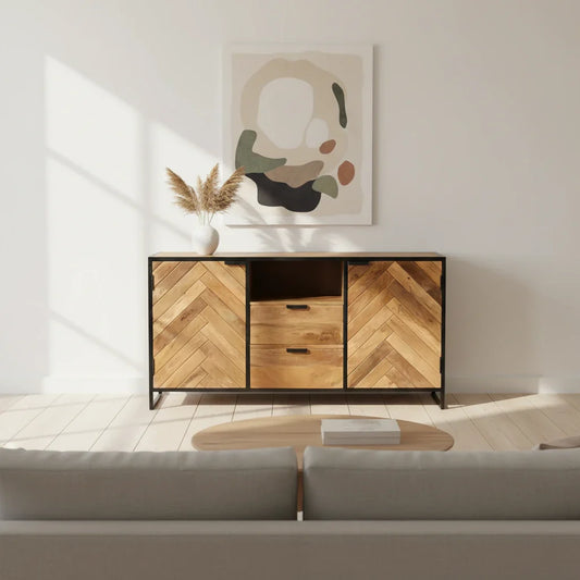 Séville - Buffet en manguier massif 150 cm - Sarrva