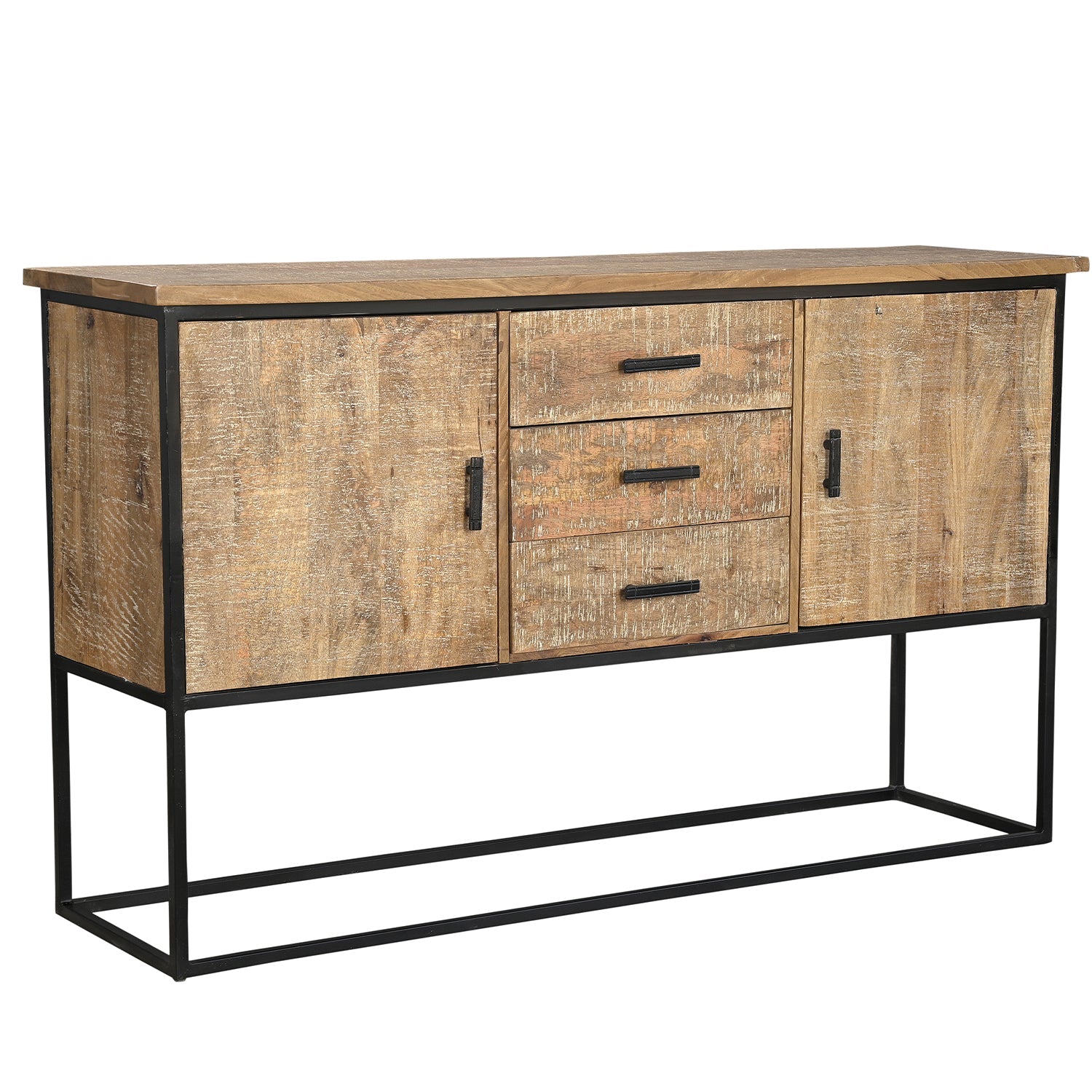 Copenhague - Buffet en manguier massif 160 cm - Sarrva