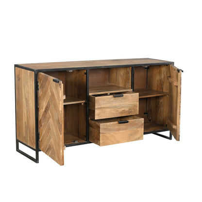Séville - Buffet en manguier massif 150 cm - Sarrva