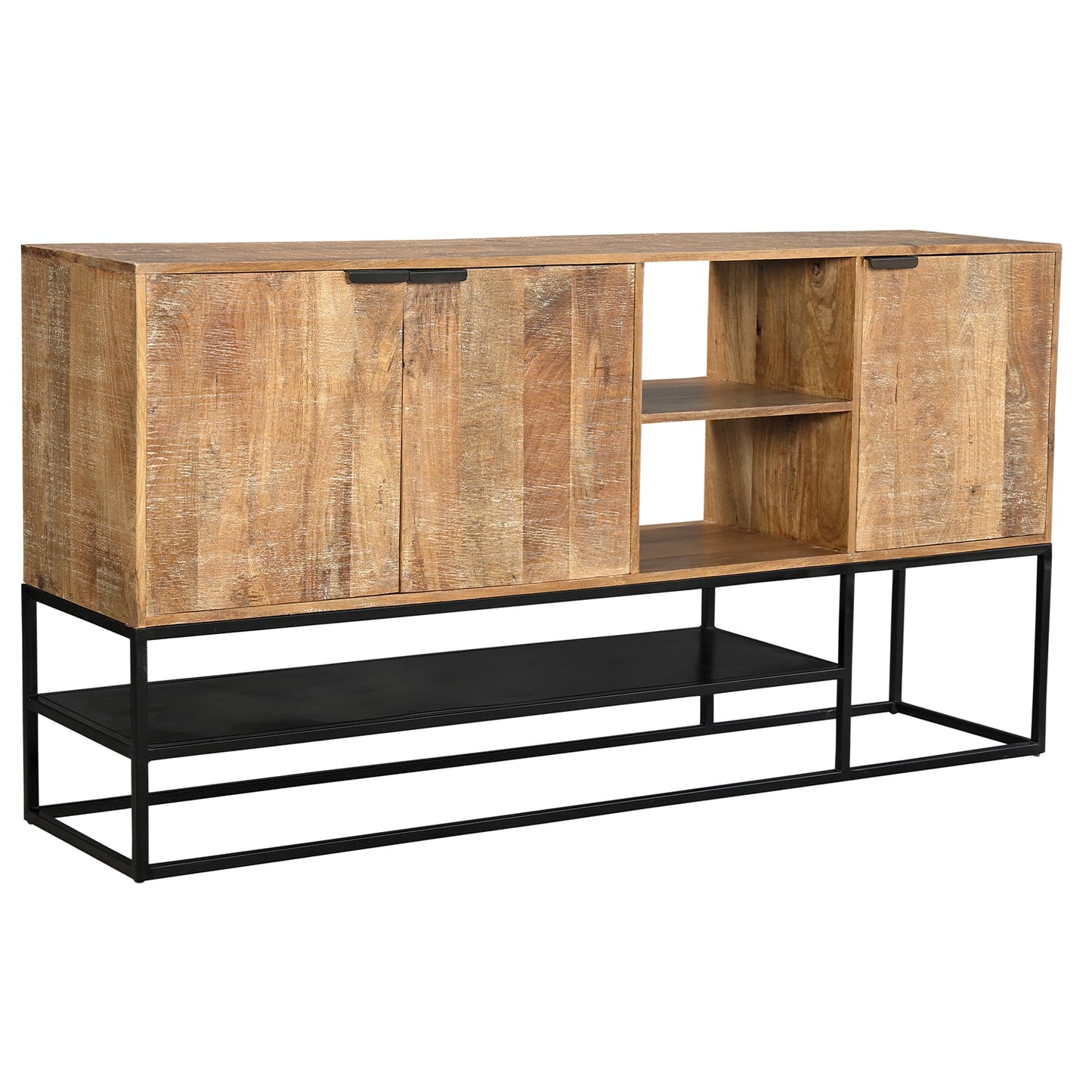 Turin - Buffet/ Meuble TV en manguier massif 180 cm - Sarrva