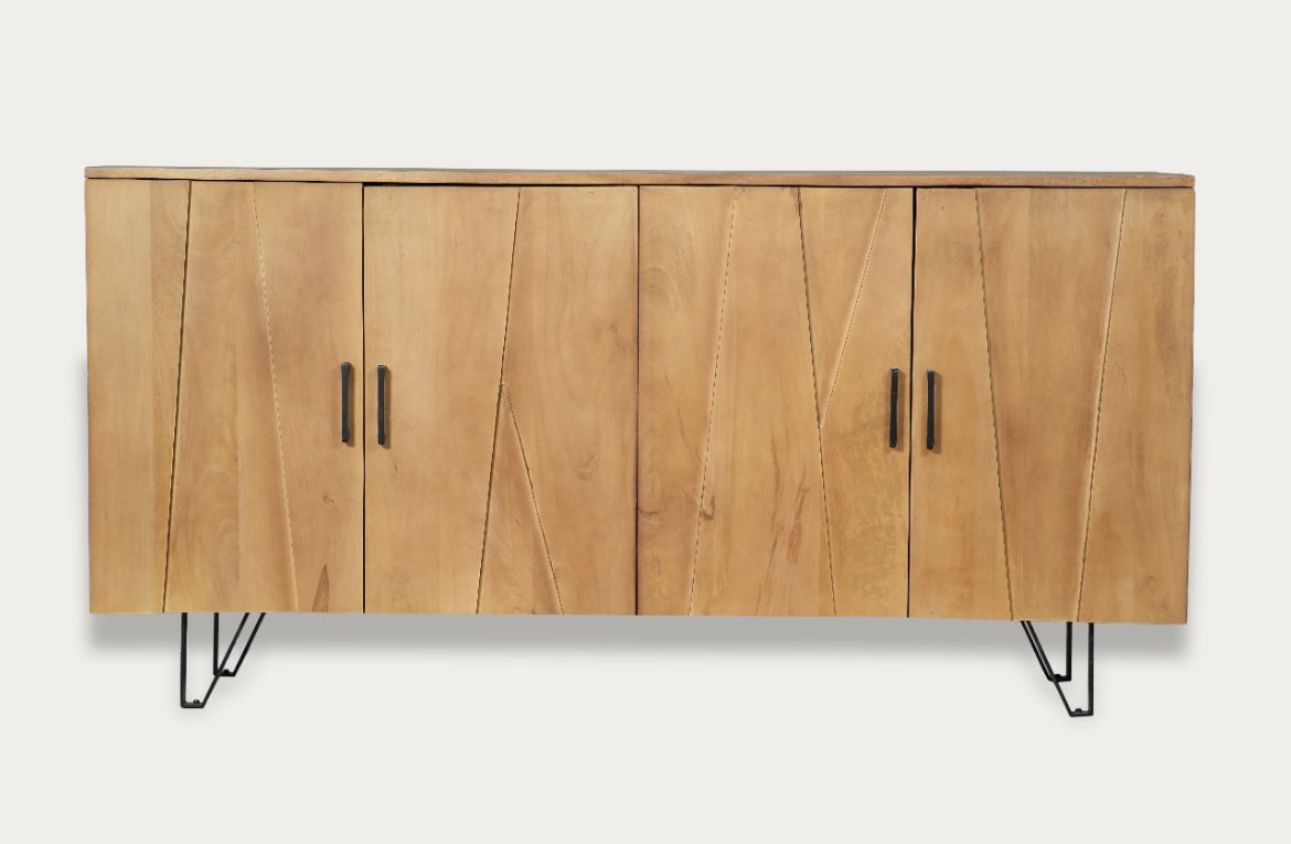 Berlin - Buffet en manguier massif 160 cm - Sarrva