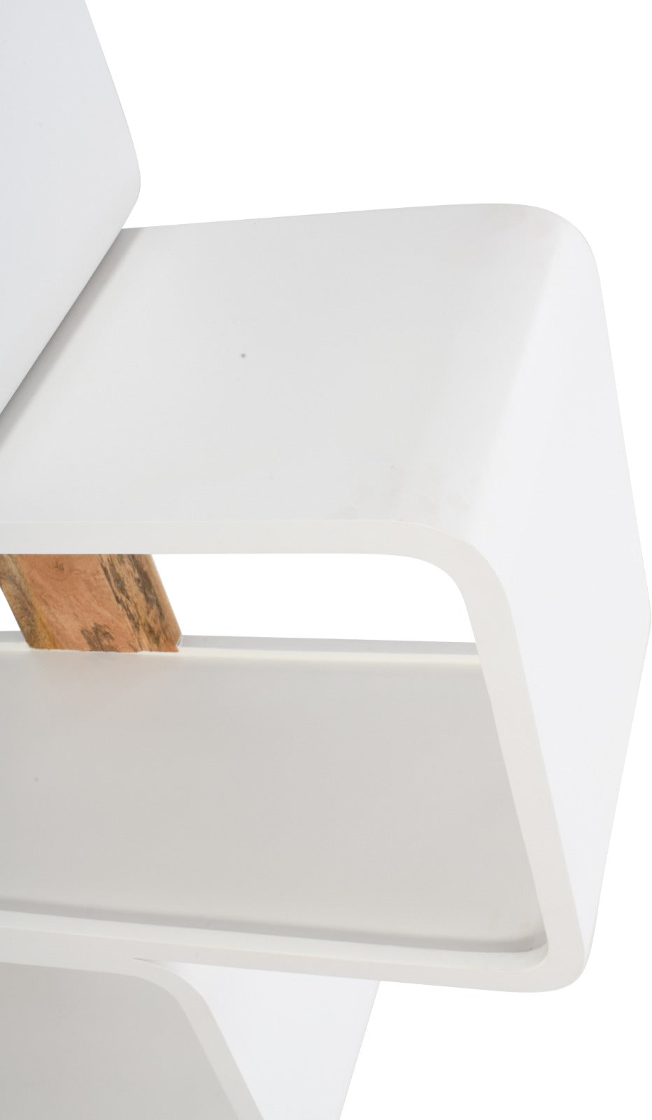 Malaga - Bibliothèque en manguier massif et MDF 140cm - Sarrva