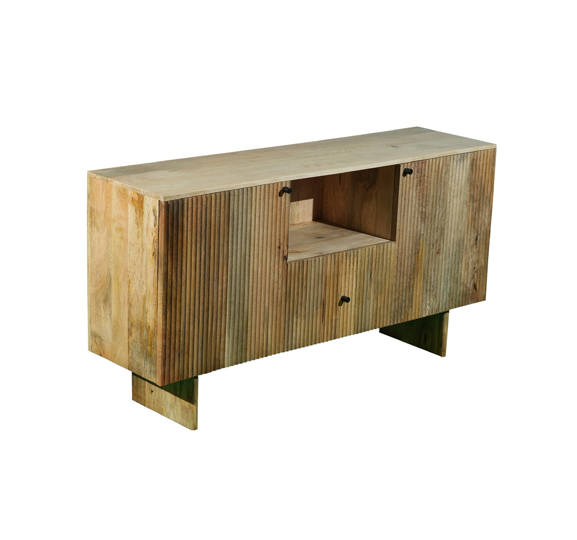 Grasse - Meuble TV en manguier massif 150 cm - Sarrva