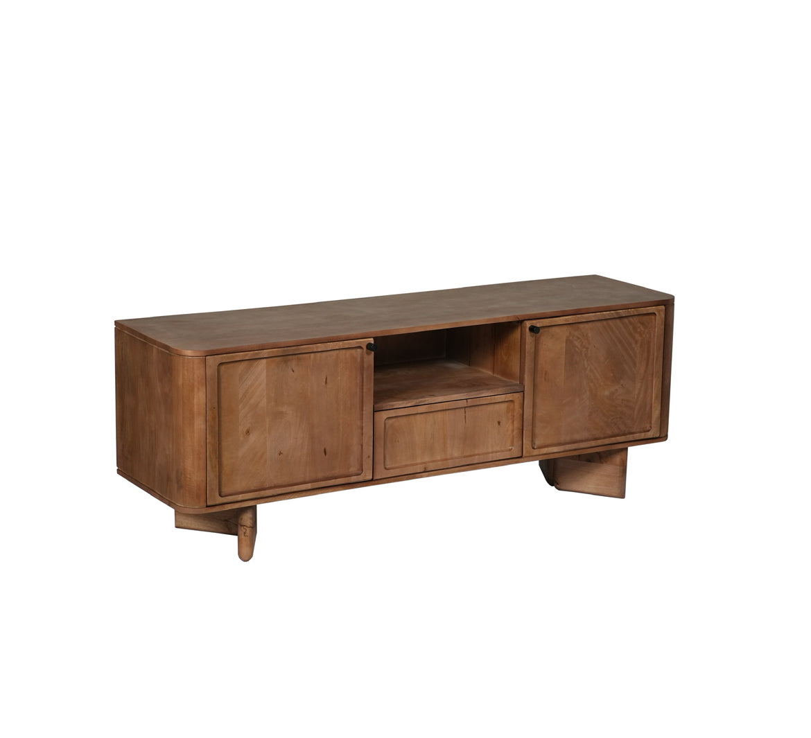 Milan - Meuble TV en manguier massif 150 cm - Sarrva