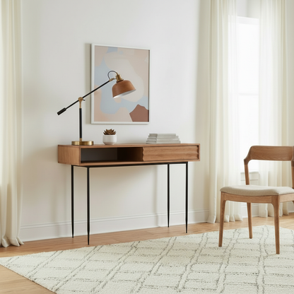 Florence - Bureau en manguier massif 125 cm - Sarrva