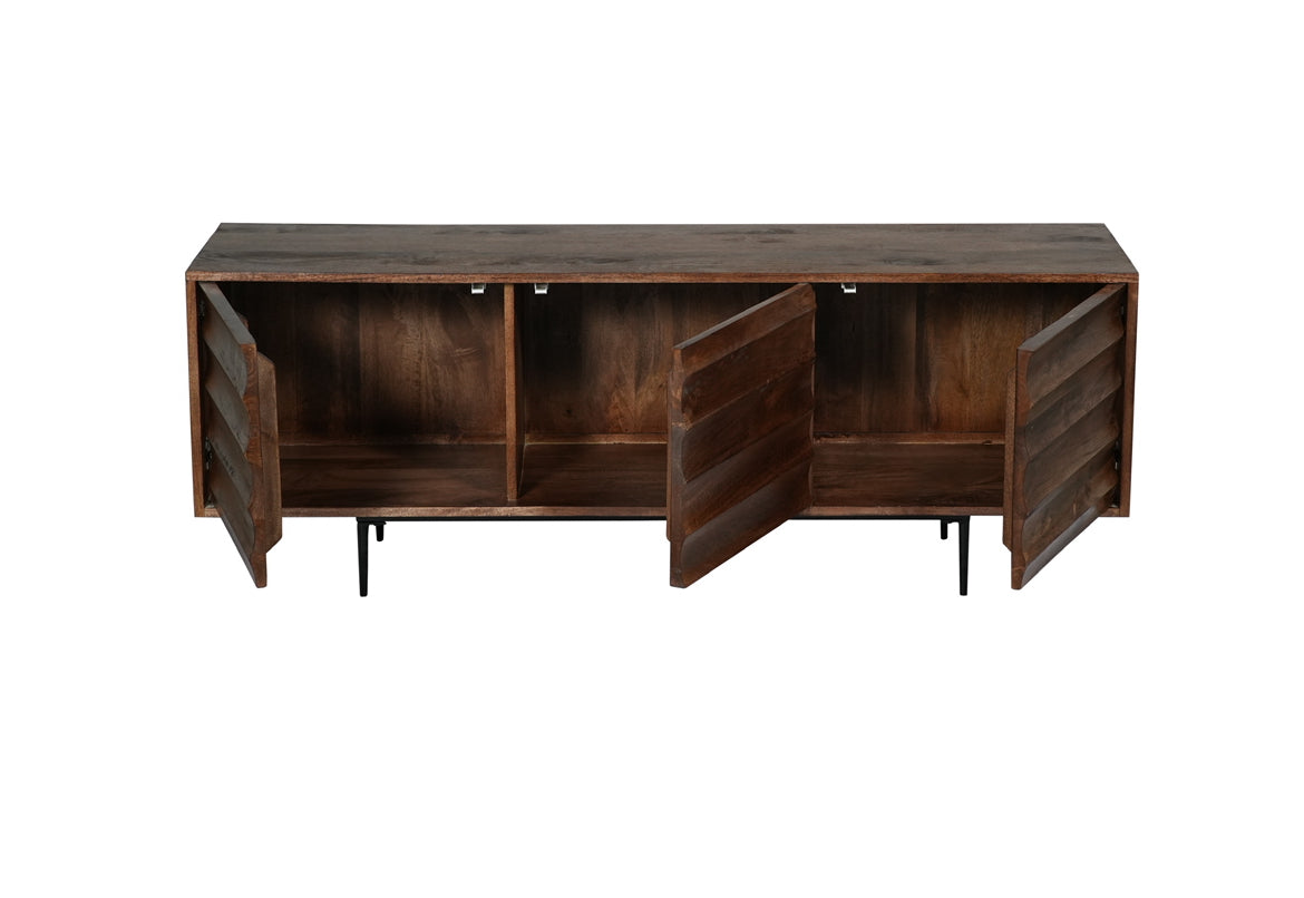 Florence - Meuble TV en manguier massif 150 cm - Sarrva