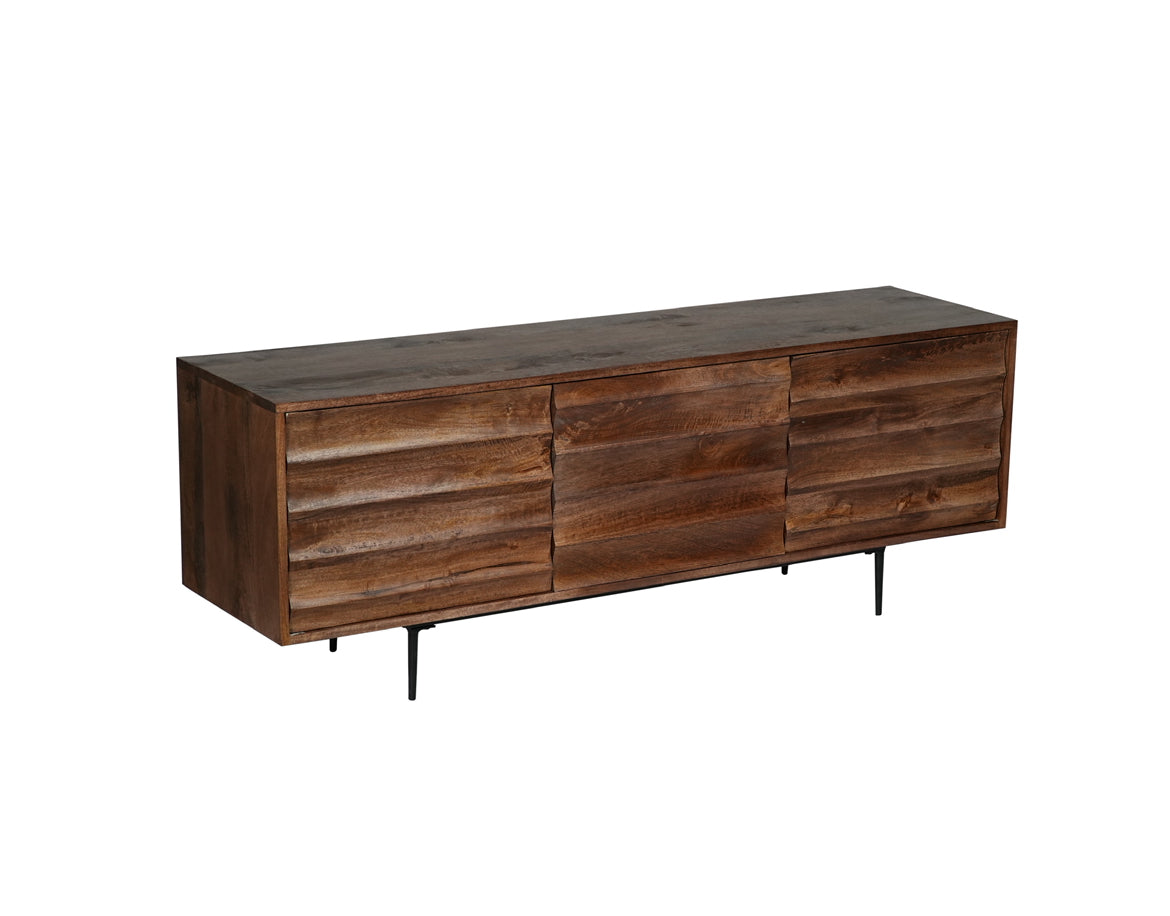 Florence - Meuble TV en manguier massif 150 cm - Sarrva