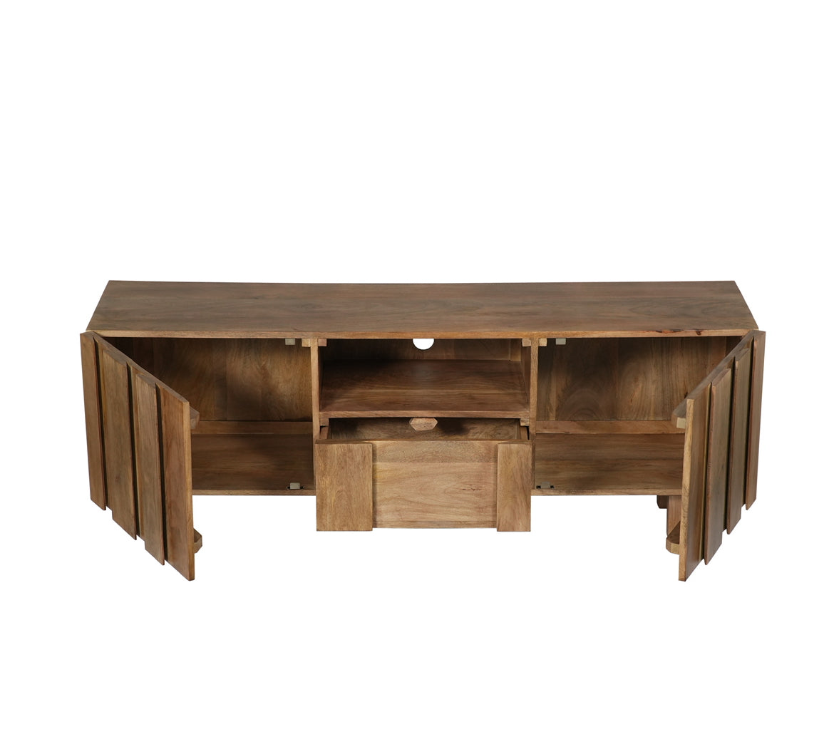 Venise - Meuble TV en manguier massif 150 cm - Sarrva