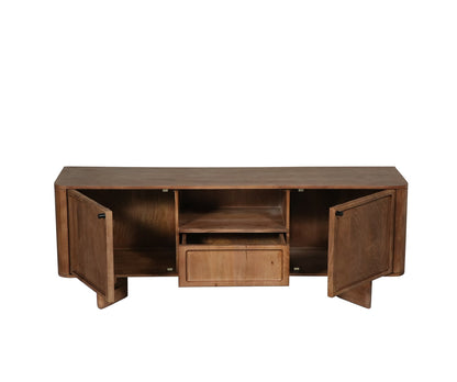 Milan - Meuble TV en manguier massif 150 cm - Sarrva