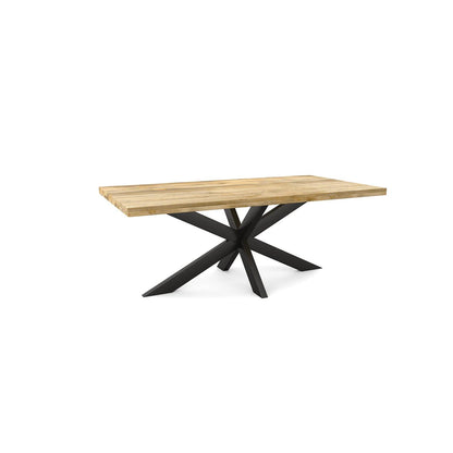 Lisbonne -Table à manger en manguier massif 160 cm - pieds mikado - Sarrva