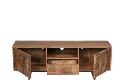 Kyoto - Meuble TV en manguier massif 135 cm