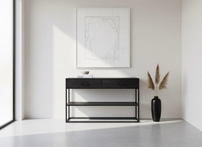 Chennai - Console en manguier massif 120 cm - Sarrva