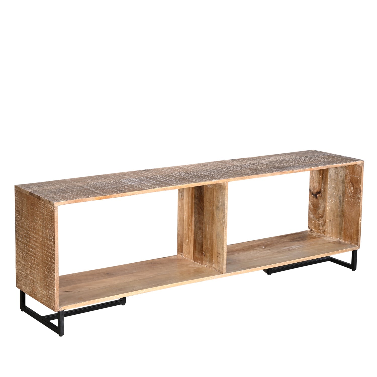 Sienne - Meuble TV en manguier massif 180 cm - Sarrva