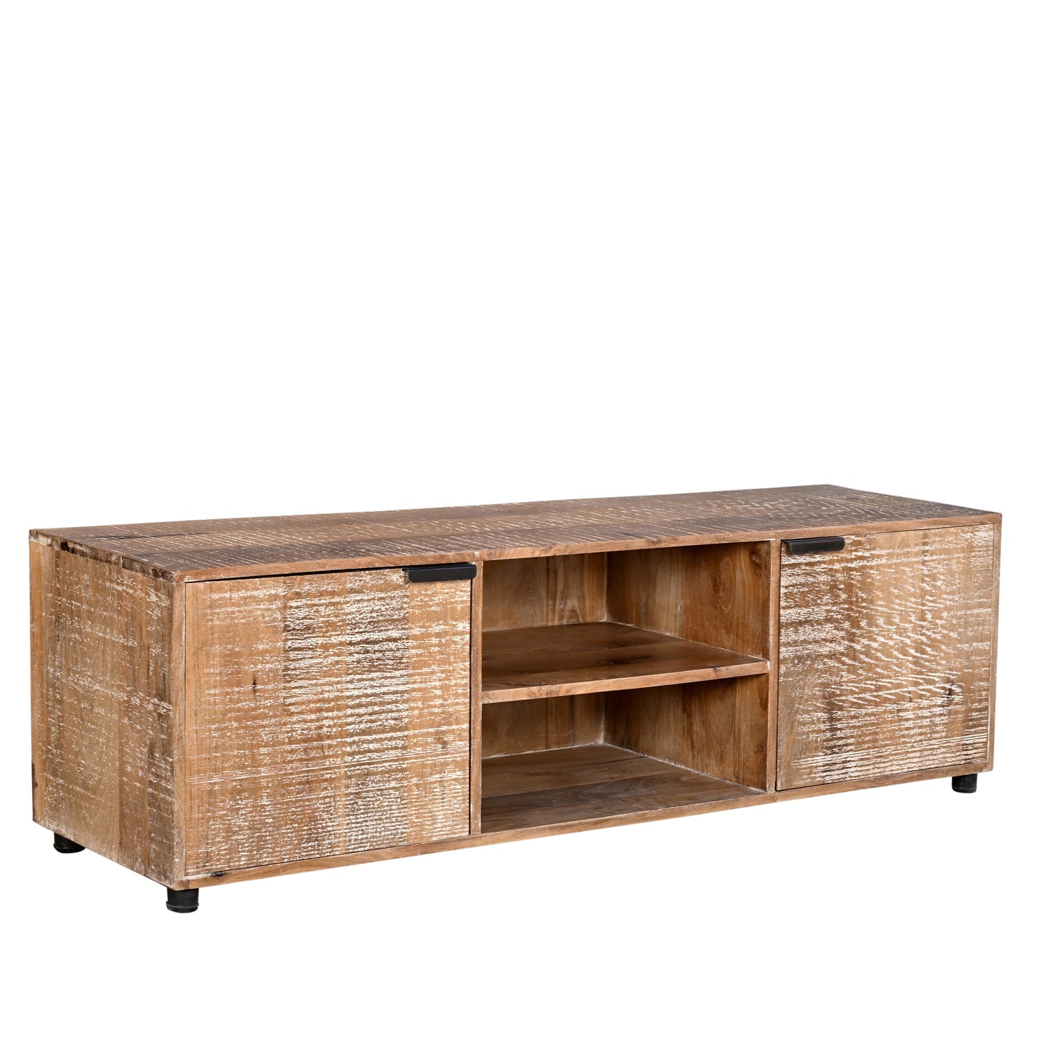 Palerme - Meuble TV en manguier massif 140 cm - Sarrva