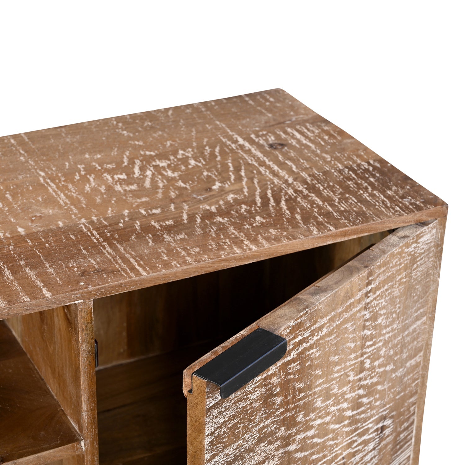 Palerme - Meuble TV en manguier massif 140 cm - Sarrva