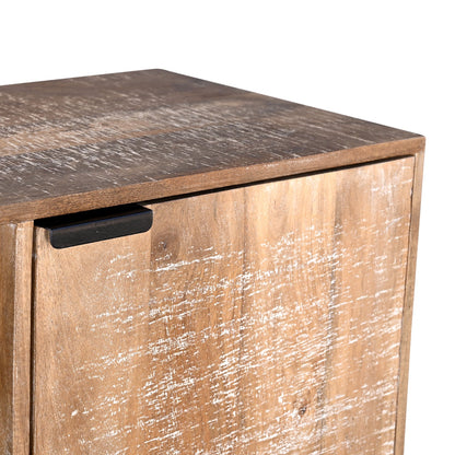 Barcelone - Buffet Haut Vaisselier en manguier massif 140 cm - Sarrva