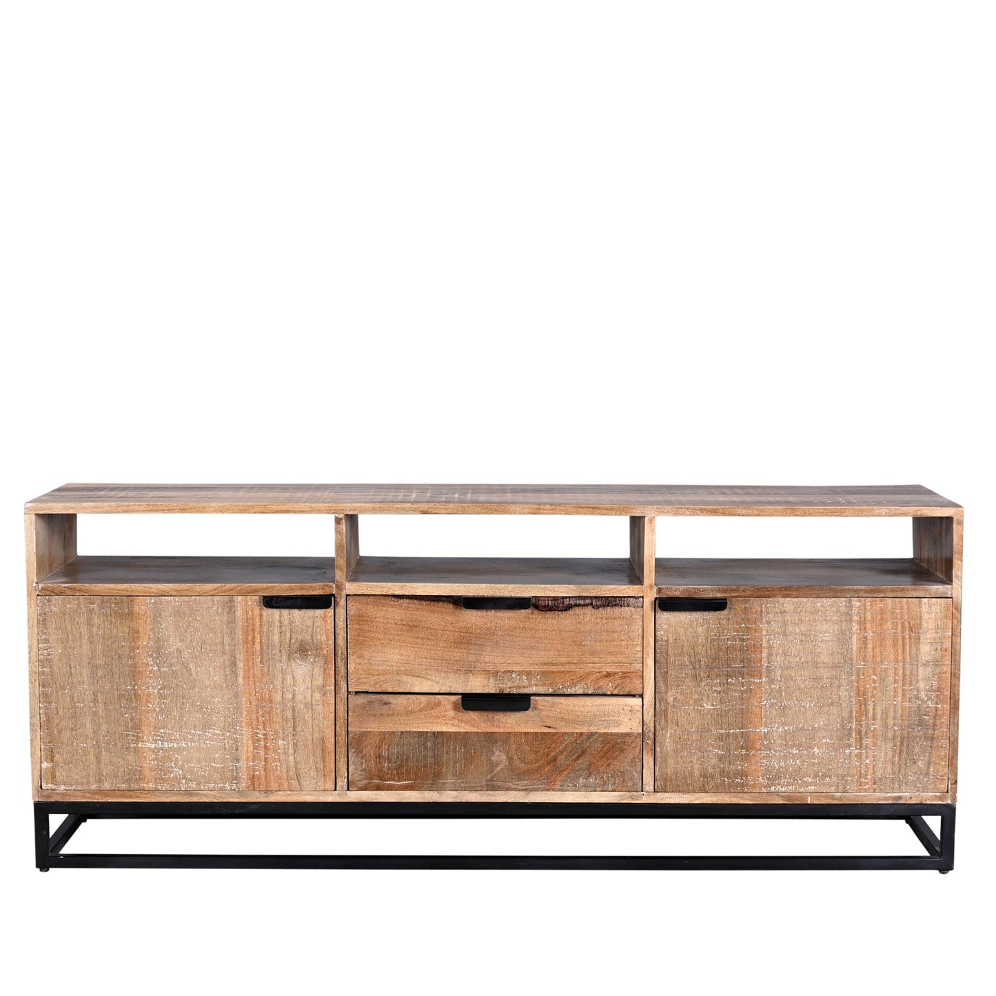 Barcelone - Meuble TV en manguier massif 140 cm - Sarrva