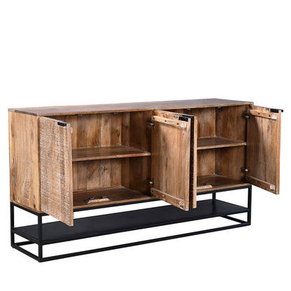 Palerme - Buffet en manguier massif 180 cm - Sarrva