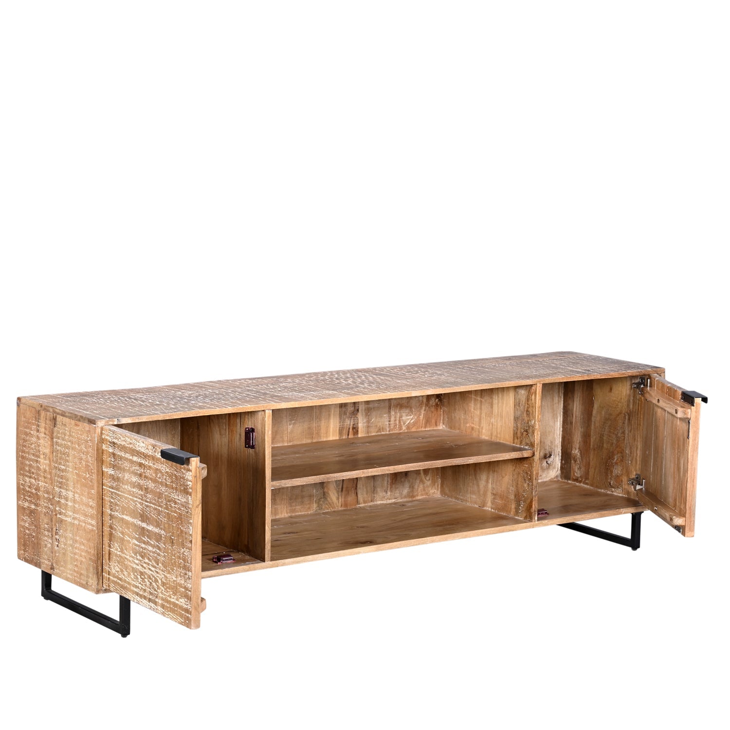 Palerme - Meuble TV en manguier massif 175 cm - Sarrva