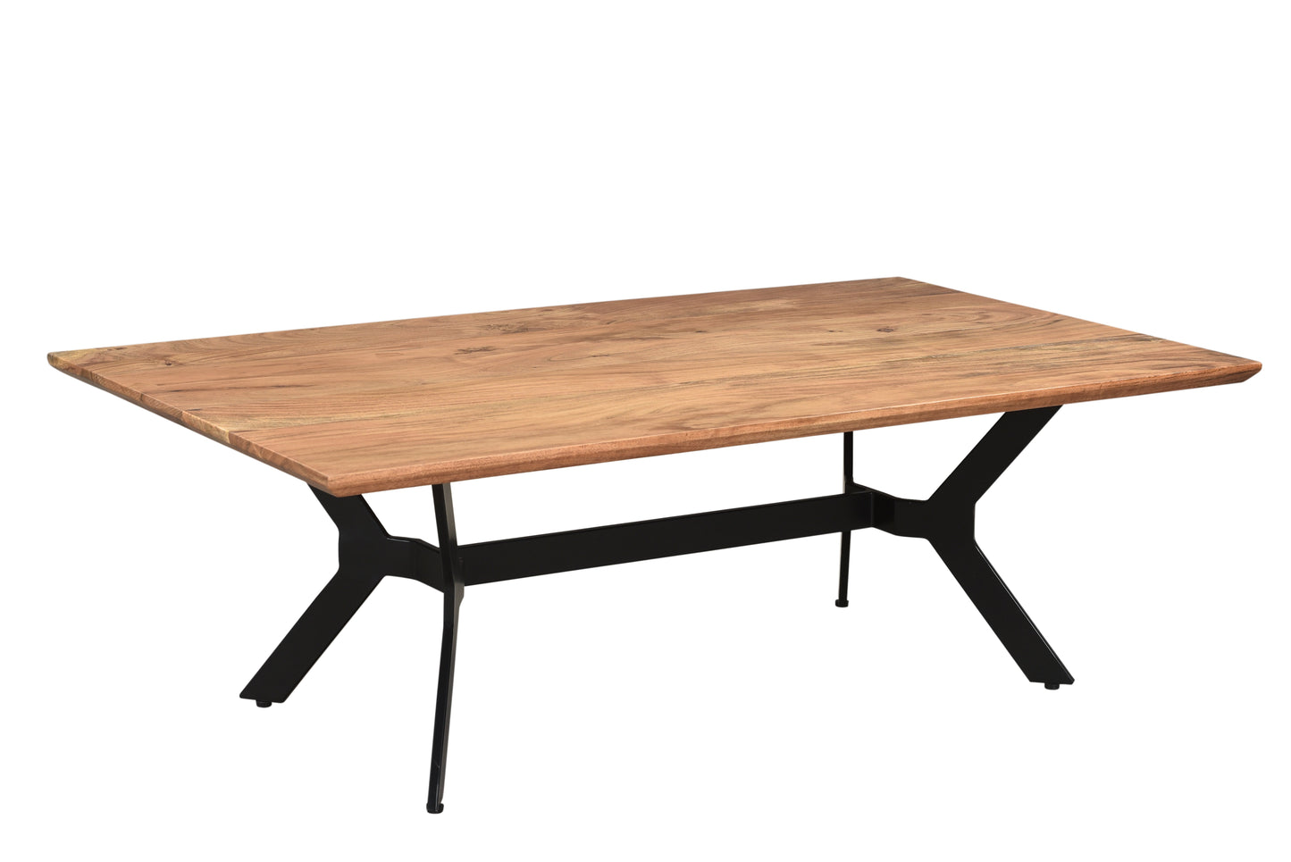 Munich - Table basse en acacia massif 130 cm - Sarrva
