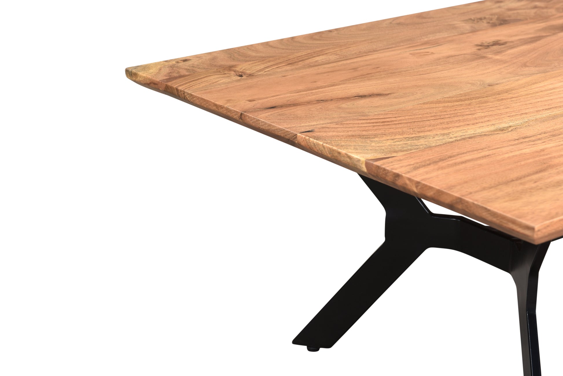 Munich - Table basse en acacia massif 130 cm - Sarrva
