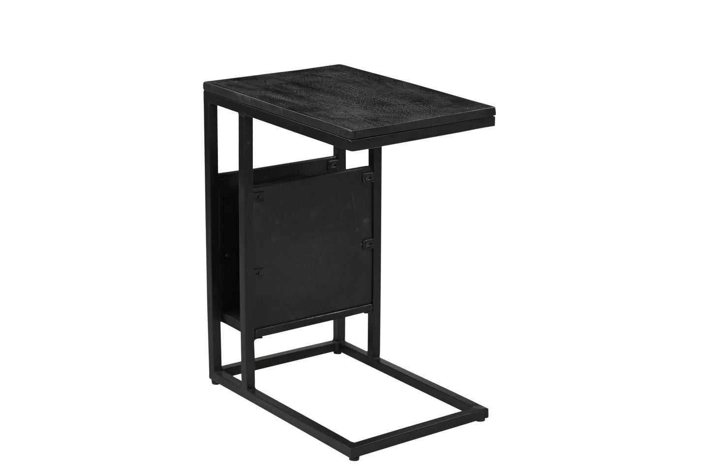 Table d'Appoint Bout de Canapé Bois Manguier - Design Moderne Compact - Sarrva