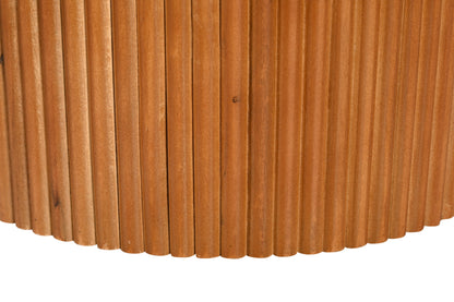 Ibiza - Table basse en manguier massif 80 cm - Sarrva
