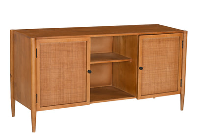 Corfu - Meuble TV en manguier massif 140 cm - Sarrva