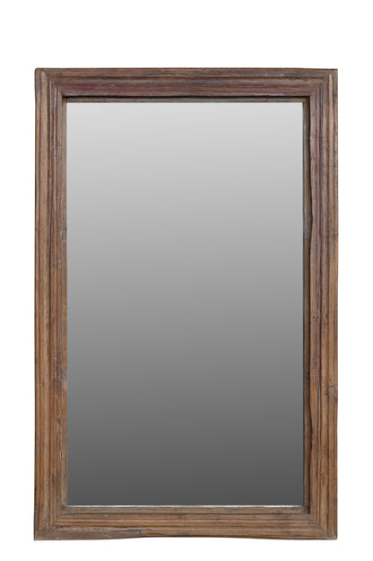 Mandawa — Miroir Rectangulaire en Teck Recyclé 121 × 78 cm