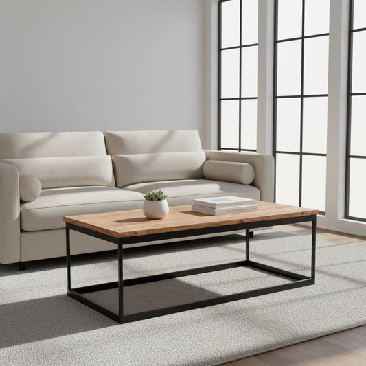 Porto - Table basse en acacia massif 127 cm - Sarrva