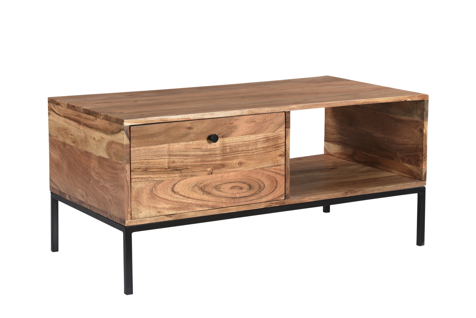 Anvers - Table basse en acacia massif 108 cm - Sarrva