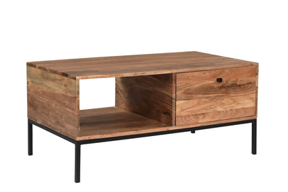 Anvers - Table basse en acacia massif 108 cm - Sarrva