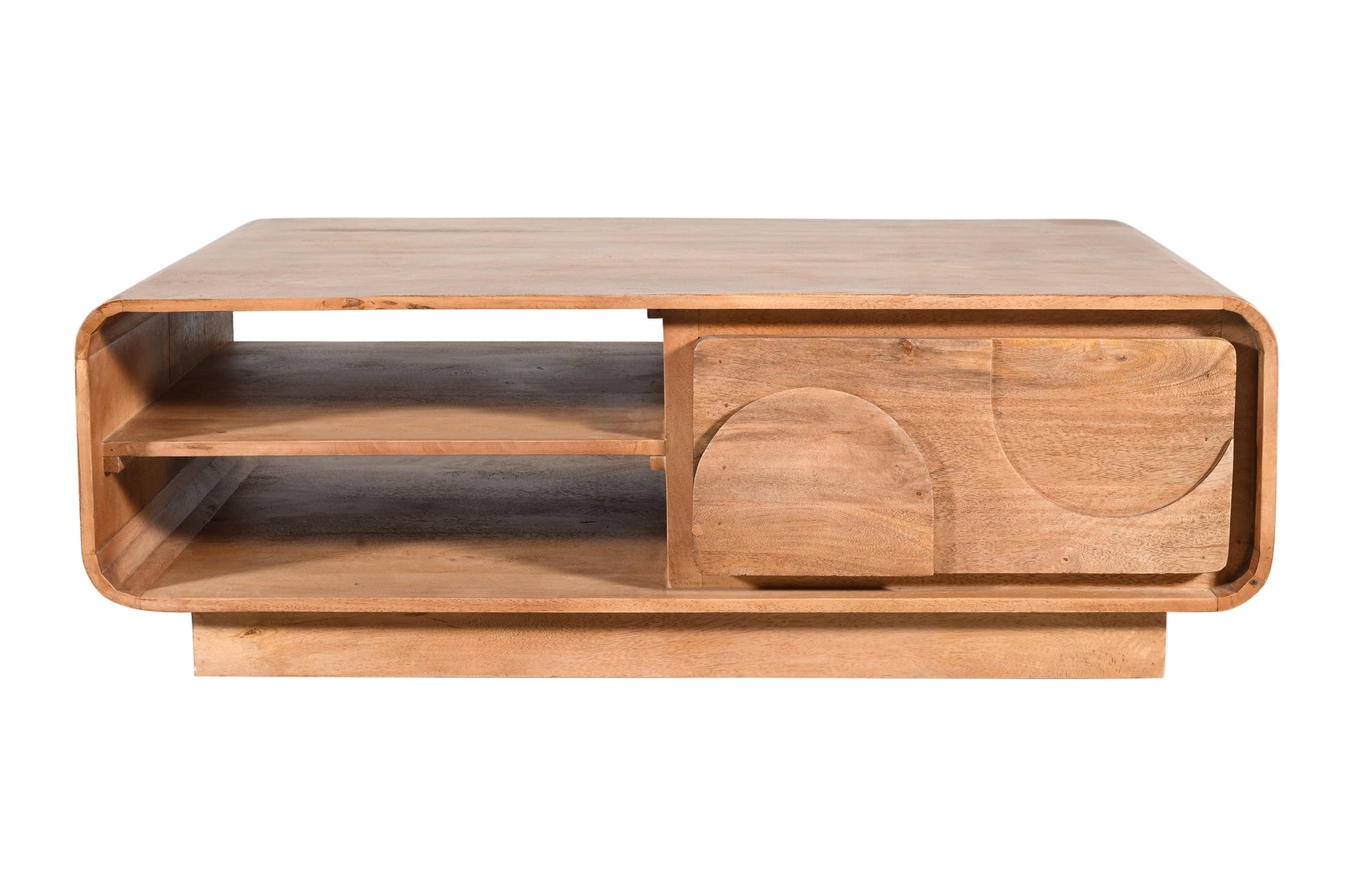 Oslo - Table basse en manguier massif 120 cm - Sarrva