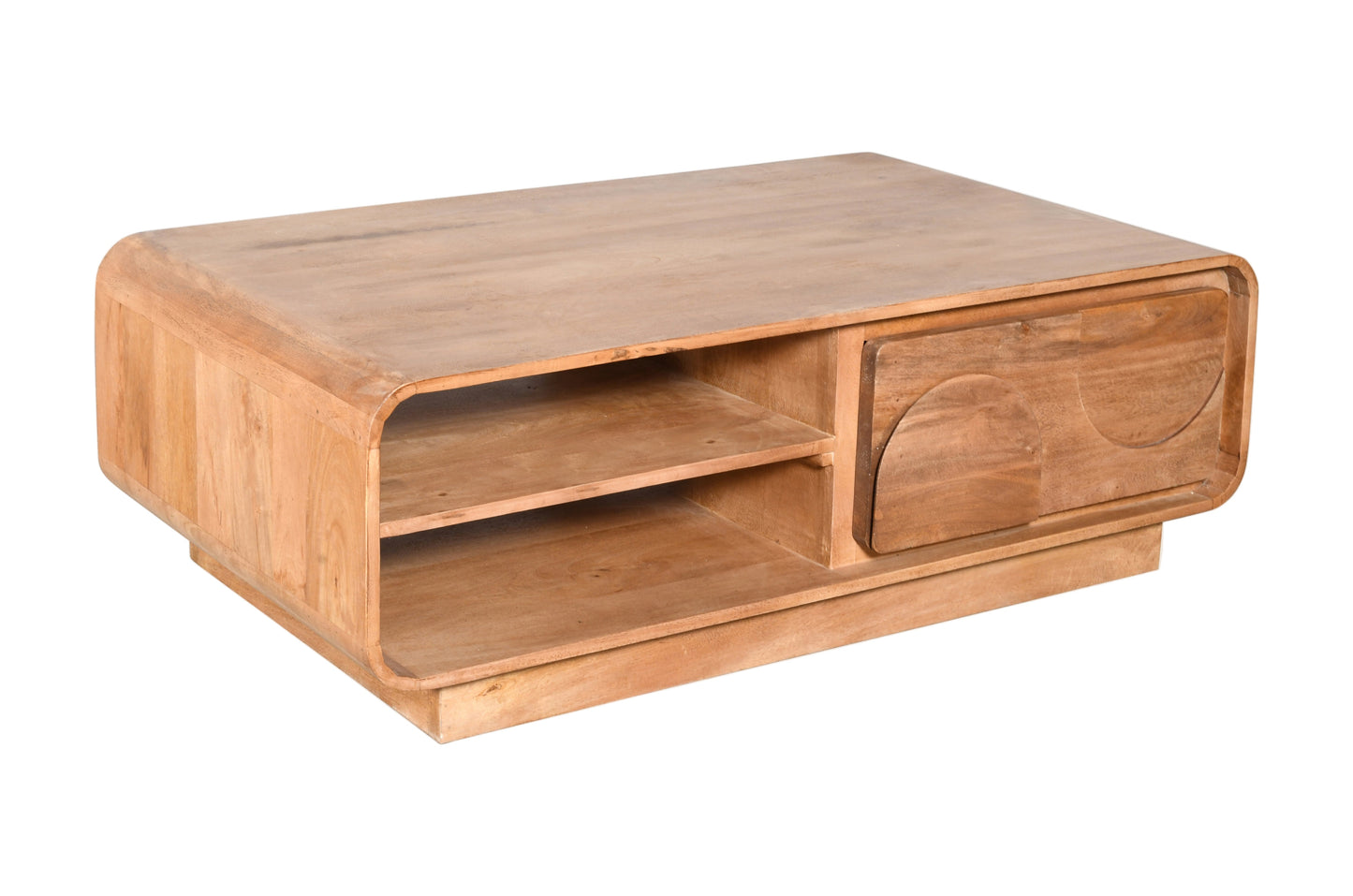Oslo - Table basse en manguier massif 120 cm - Sarrva