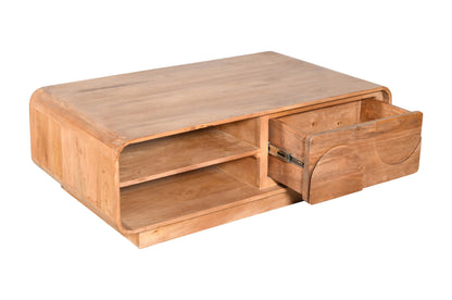 Oslo - Table basse en manguier massif 120 cm - Sarrva