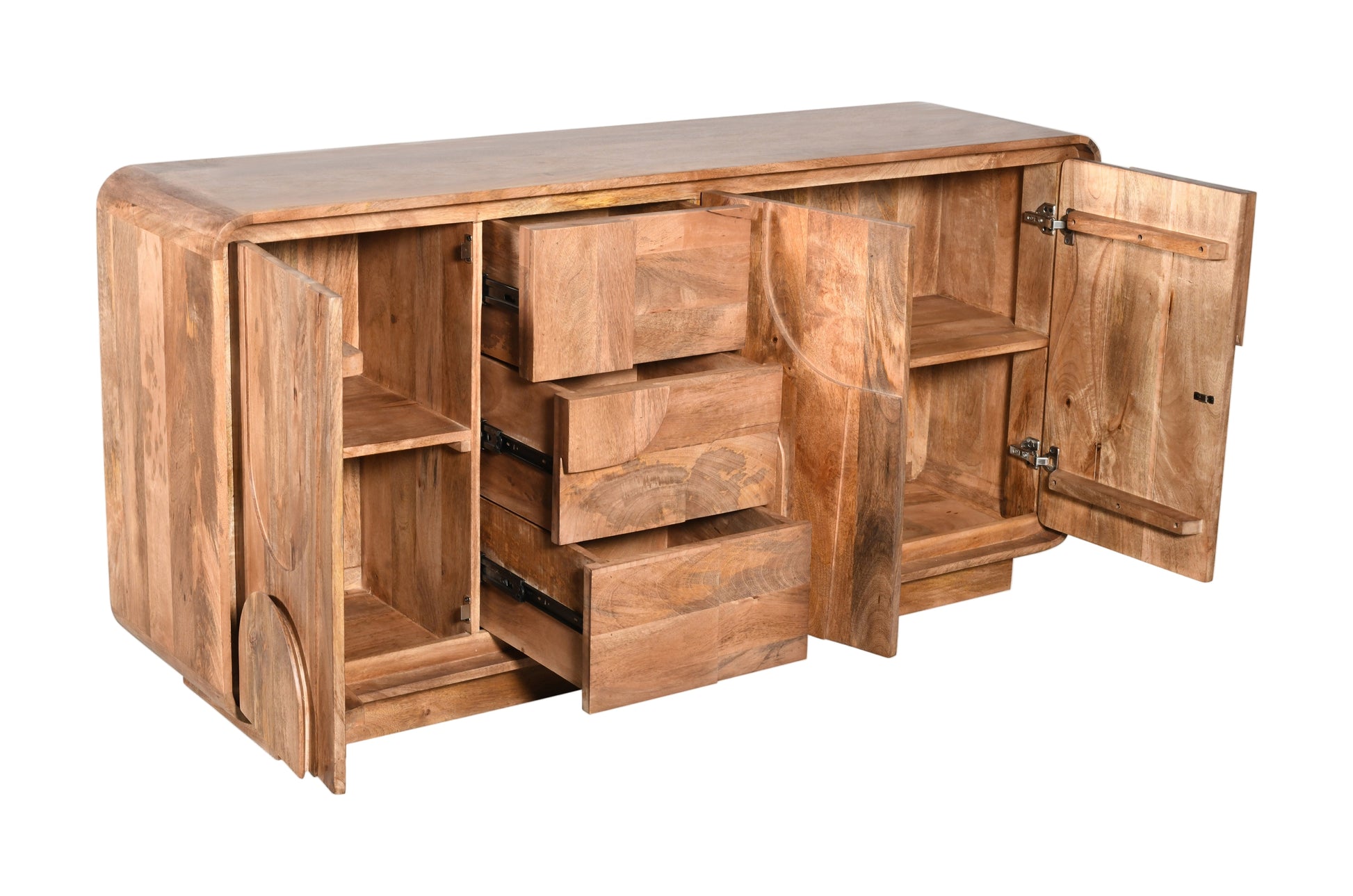 Oslo - Buffet en manguier massif 160 cm - Sarrva